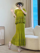 Truly Plissé Frill 2-Piece Skirt Set